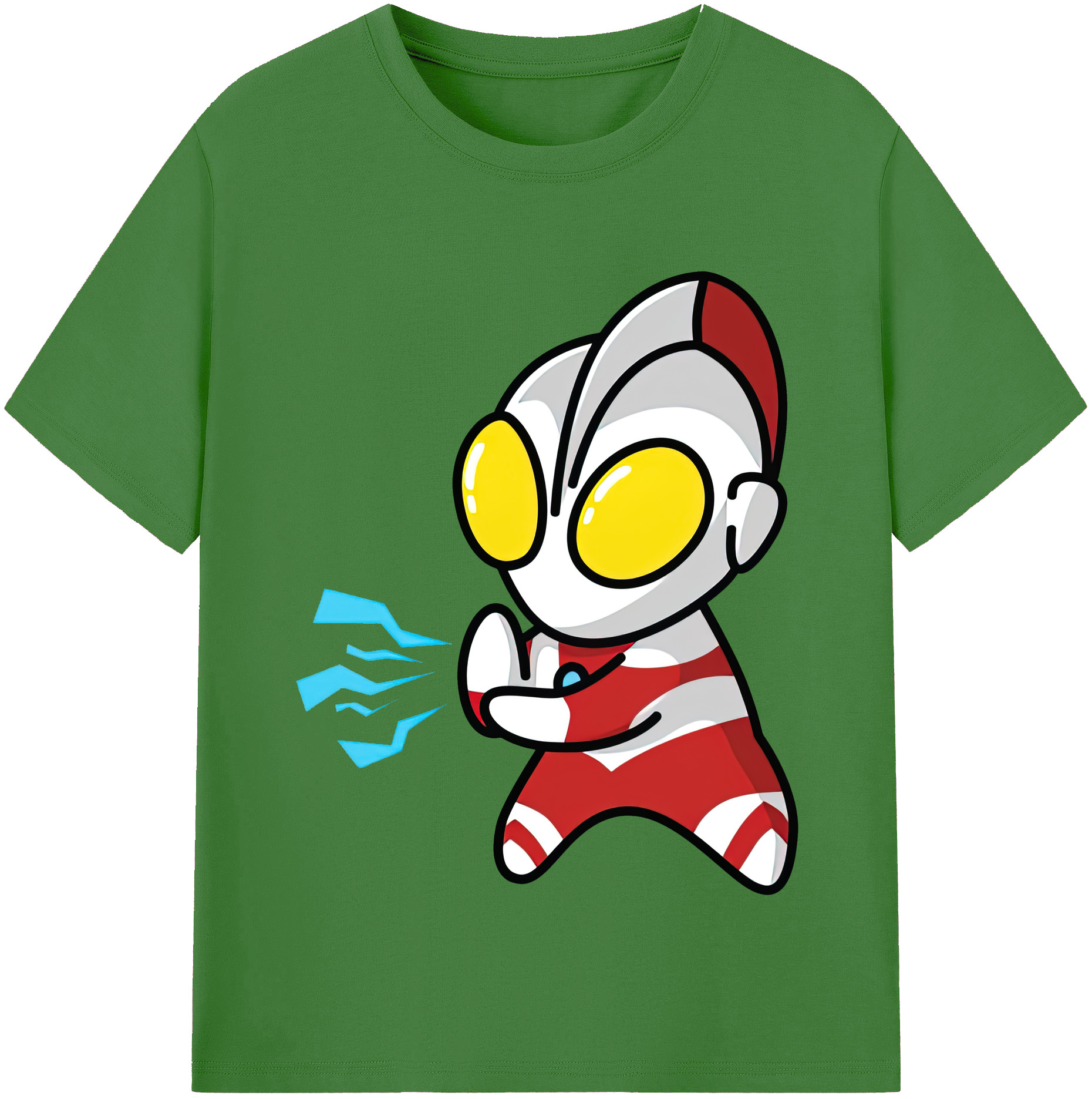 （画像用） ウルトラマン Ultraman レディースカジュアルプリントTシャツ（綿100％）